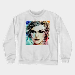 Keira`s face Crewneck Sweatshirt